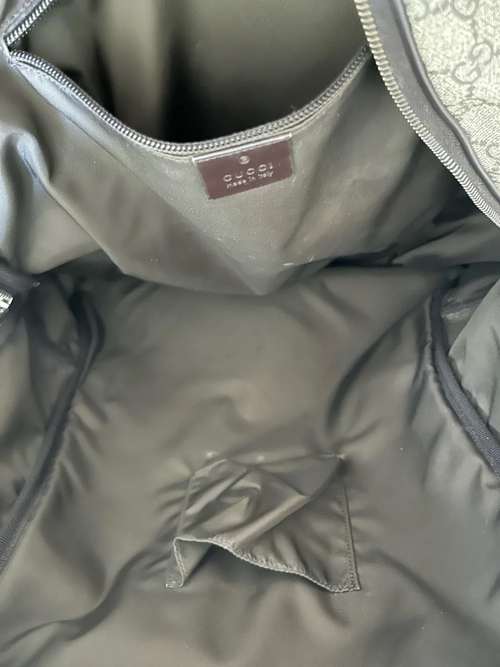 Gucci backpack crafted